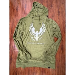 HALO Loot GAMING EXCLUSIVE Spartan Fireteam Apollo Green Hoodie SZ L